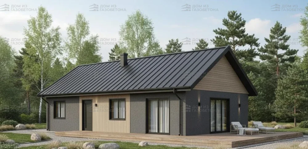 Проект Двухэтажный дом 14 на 9, 135 м2