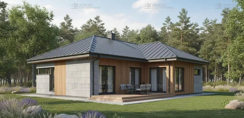 Проект Двухэтажный дом 20 на 13, 245 м2