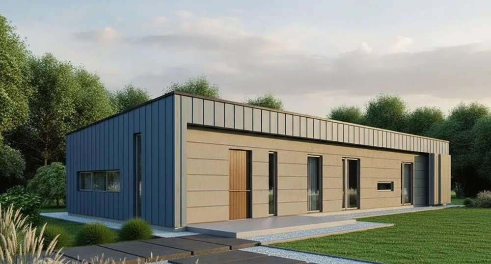 Проект Одноэтажный дом 21 на 10, 103 м2