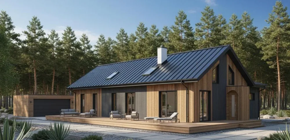 Проект Двухэтажный дом 17 на 15, 252 м2