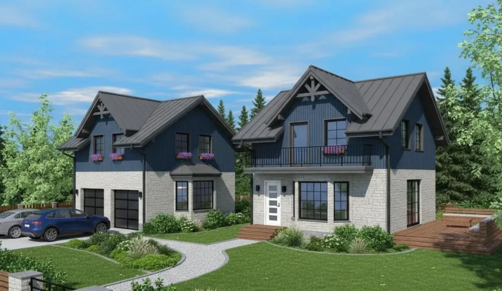 Проект Двухэтажный дом 4 на 11, 133 м2