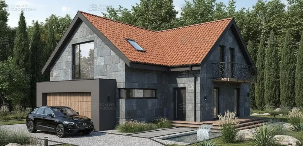 Проект Двухэтажный дом 15 на 9, 178 м2